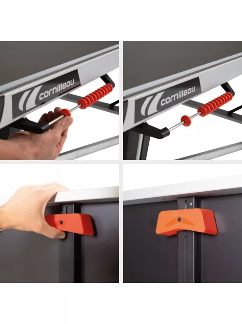 Cornilleau 600X outdoor ping pong table black