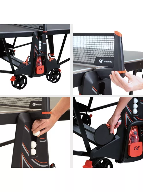 Cornilleau 700X outdoor ping pong table black