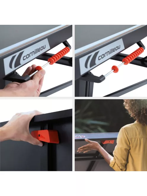 Cornilleau 700X outdoor ping pong table black