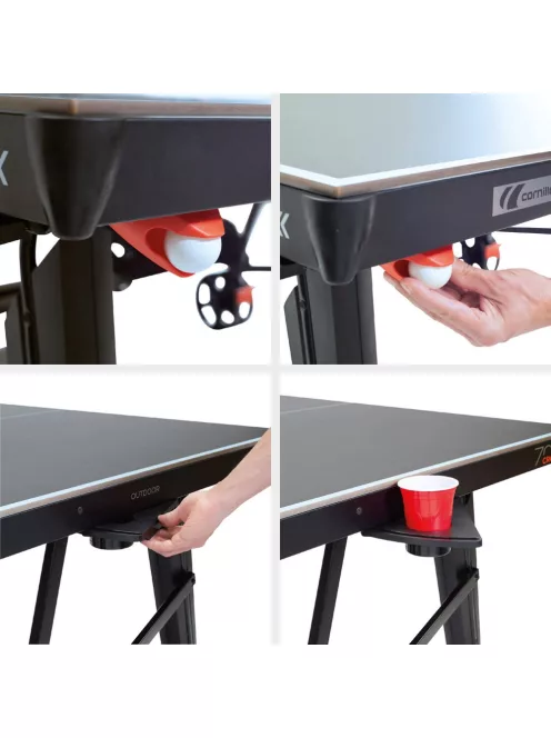 Cornilleau 700X outdoor ping pong table black