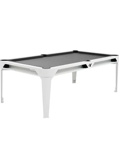 pool billiard table outdoor Cornilleau Hyphen 7' white (with dining table top)