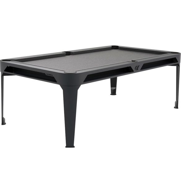 pool billiard table outdoor Cornilleau Hyphen 7' dark grey (with dining table top)