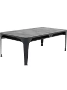 pool billiard table outdoor Cornilleau Hyphen 7' dark grey (with dining table top)