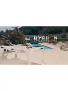 pool billiard table outdoor Cornilleau Hyphen 7' dark grey (with dining table top)