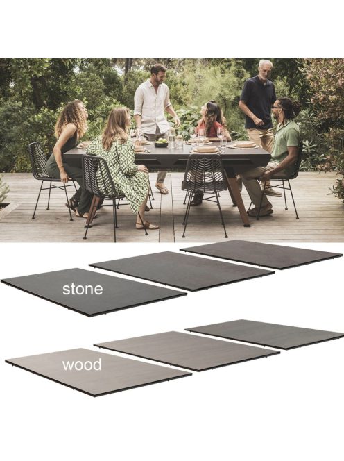 pool biliárd asztal Cornilleau Origin  7' outdoor kültéri  fekete (215 x 120cm) étkezőfedlappal