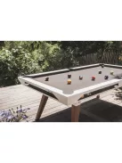 pool biliárd asztal Cornilleau Origin 7' outdoor kültéri fehér (215 x 120cm) étkezőfedlappal