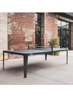   ping pong és étkező asztal  kültéri Cornilleau Hyphen 7' sötét kő színben (szürke-fekete)