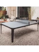 ping pong és étkező asztal  kültéri Cornilleau Hyphen 7' sötét kő színben (szürke-fekete)