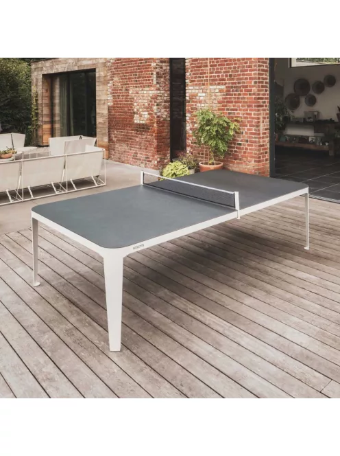 ping pong és étkező asztal kültéri Cornilleau Hyphen 7' fehér