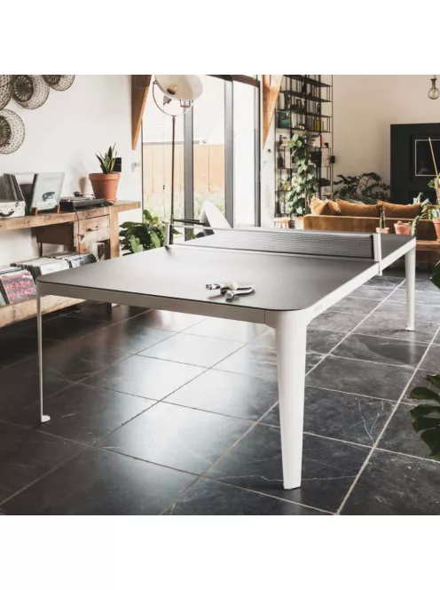 ping pong és étkező asztal kültéri Cornilleau Hyphen 7' fehér