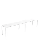 pad ping pong ill. biliárd és étkező asztal kültéri Cornilleau Hyphen 7' sötét fehér-hez, 220cm