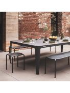 szék ping pong ill. biliárd és étkező asztal kültéri Cornilleau Hyphen 7' sötét kő színben (szürke-fekete)-hez