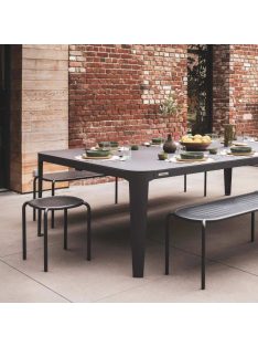   szék ping pong ill. biliárd és étkező asztal kültéri Cornilleau Hyphen 7' sötét kő színben (szürke-fekete)-hez