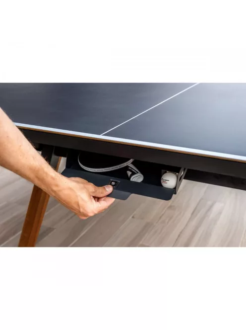 outdoor ping pong table Cornilleau Lifestyle black
