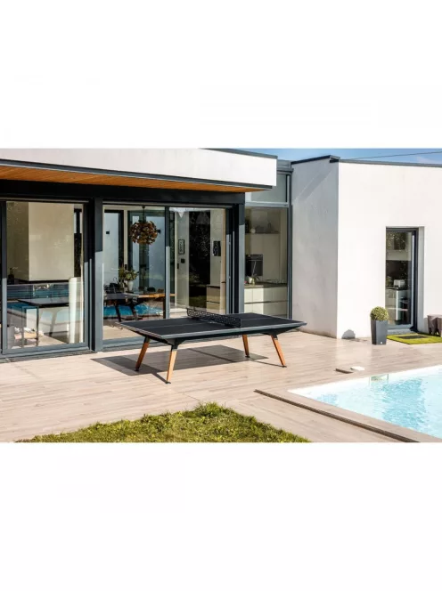 outdoor ping pong table Cornilleau Lifestyle black