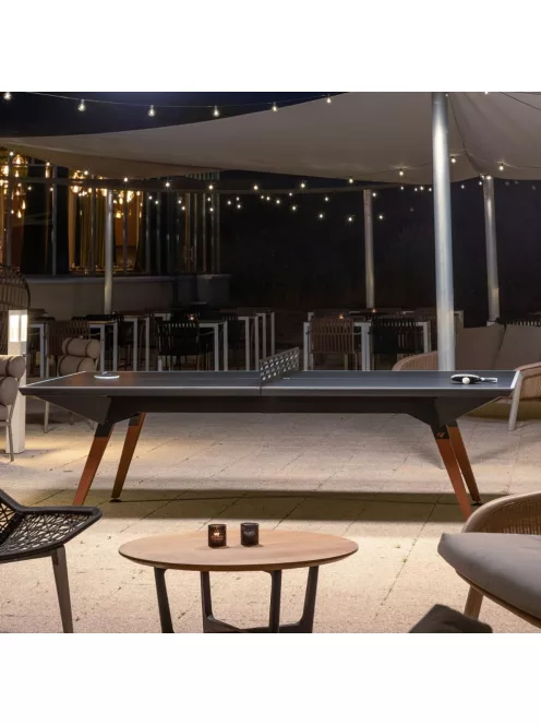 outdoor ping pong table Cornilleau Lifestyle black