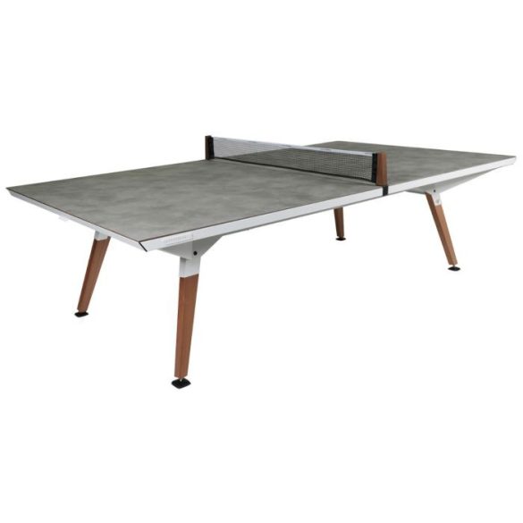 Cornilleau Lifestyle Outdoor Ping-Pong Table in Light Stone White
