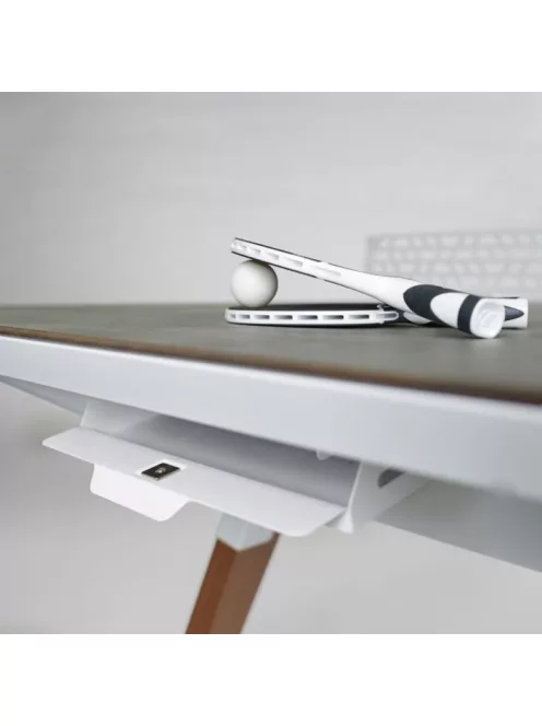 Cornilleau Lifestyle Outdoor Ping-Pong Table in Light Stone White