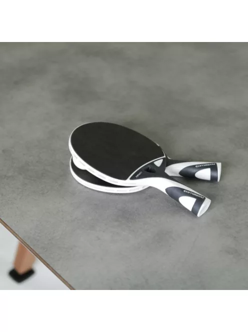 Cornilleau Lifestyle Outdoor Ping-Pong Table in Light Stone White