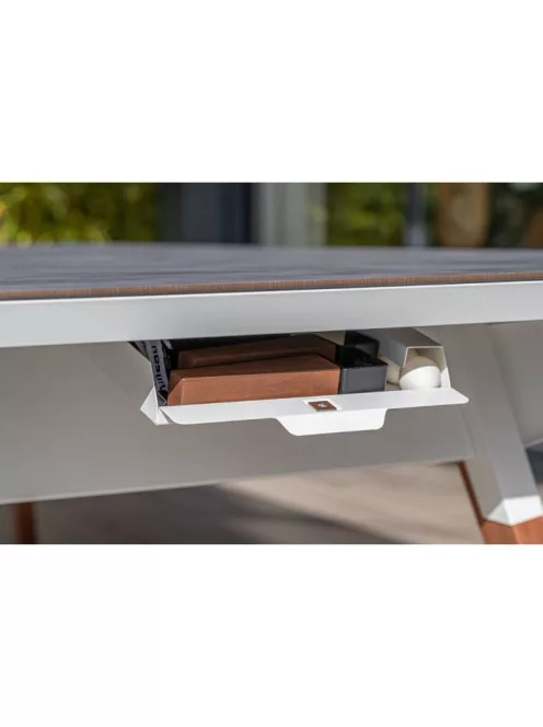 Cornilleau Lifestyle Outdoor Ping-Pong Table in Light Stone White