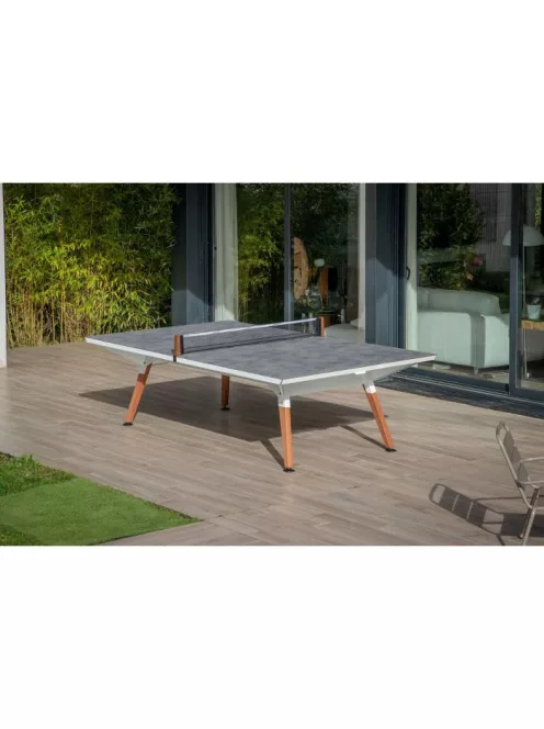 Cornilleau Lifestyle Outdoor Ping-Pong Table in Light Stone White