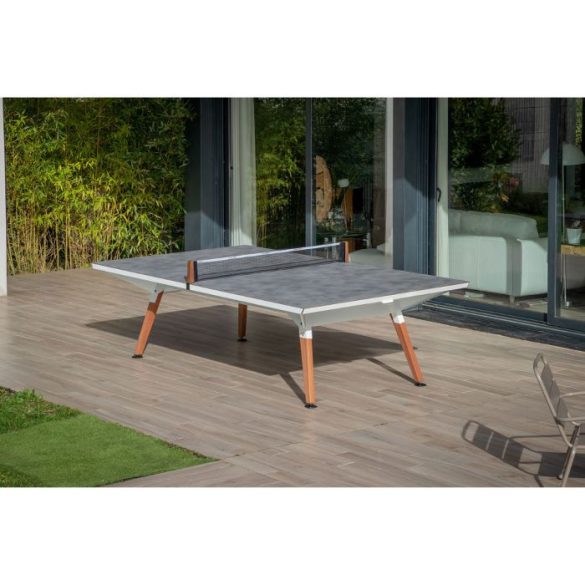 Cornilleau Lifestyle Outdoor Ping-Pong Table in Light Stone White