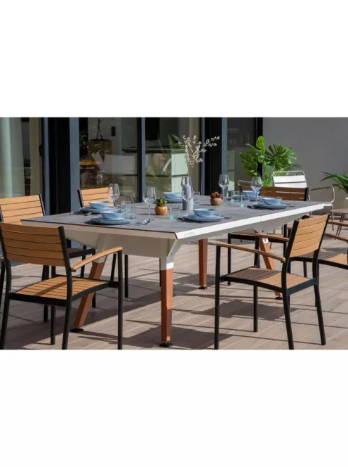 Cornilleau Lifestyle Medium Outdoor Ping Pong Table, White