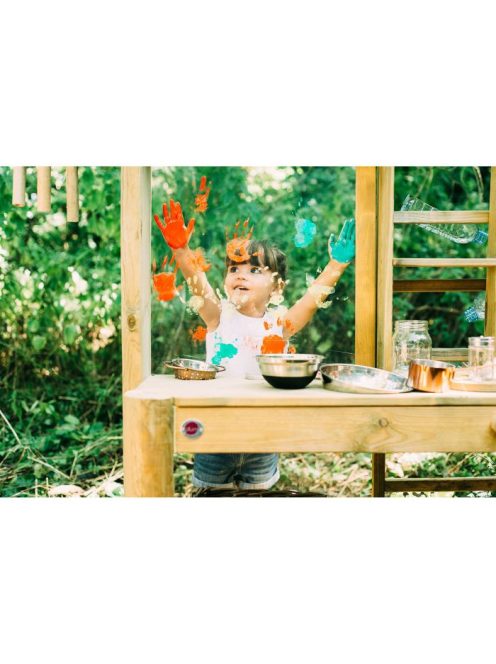 Buffalo kültéri játszó konyha, fa