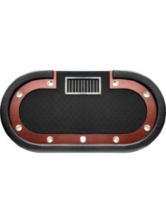   póker asztal Buffalo High Roller, összecsukható lábbal 9 személyes + 1 dealeres, fekete