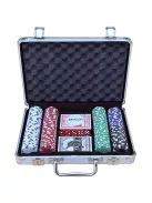 Poker set Buffalo 300pcs, unnumbered dice 5 colors, 11,5gr chips