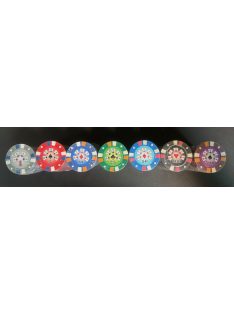   pókerkészlet 500db-os Buffalo DLX Cashgame 500db kerámia zsetonnal