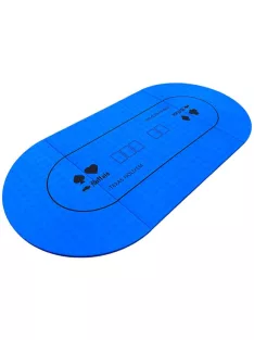   póker asztallap Buffalo 10 személyes összecsukható kék/fekete (12mm vastag MDF)