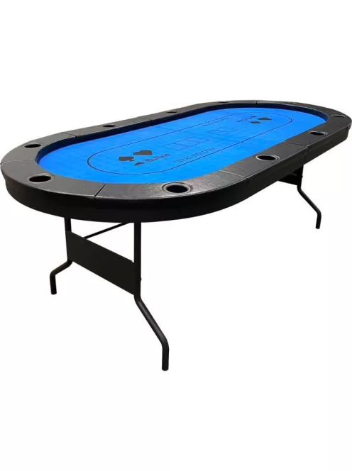 póker asztal Buffalo Buffalo High poker Blue, 10 személy  részére, csukható lábú 