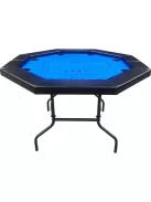 Buffalo Octagon Blue  póker asztal fekete/kék, csukható lábú
