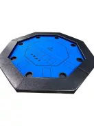 Buffalo Octagon Blue  póker asztal fekete/kék, csukható lábú