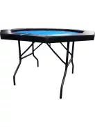 Buffalo Octagon Blue  póker asztal fekete/kék, csukható lábú