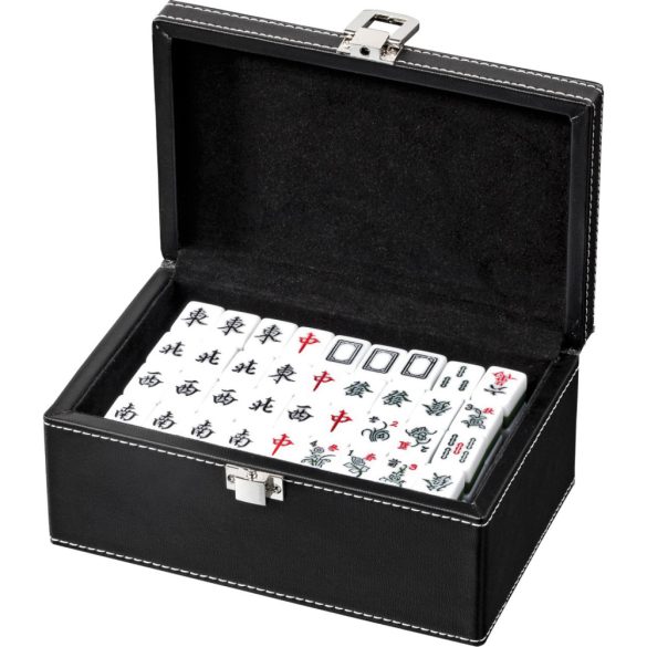 Philos Mahjong set in a synthetic leather gift box