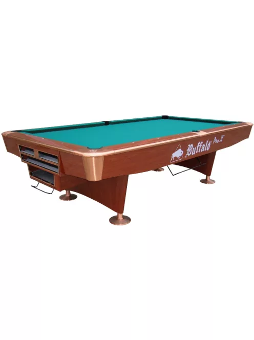 Buffalo Pro II brown pocket pool table 9'