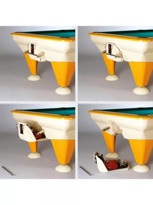 SAM Tempo outdoor pool table 7' (available with coin tester)