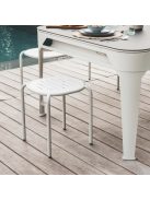 szék ping pong ill. biliárd és étkező asztal kültéri Cornilleau Hyphen 7' fehér-hez