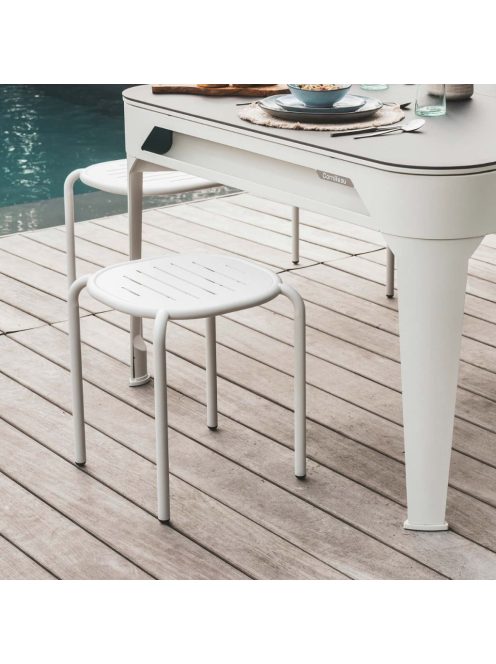 szék ping pong ill. biliárd és étkező asztal kültéri Cornilleau Hyphen 7' fehér-hez