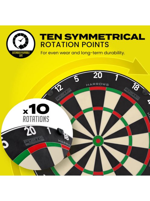 dart tábla sisal Harrows Fortis