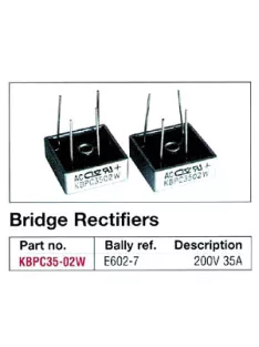 Rectifier bridge solderable