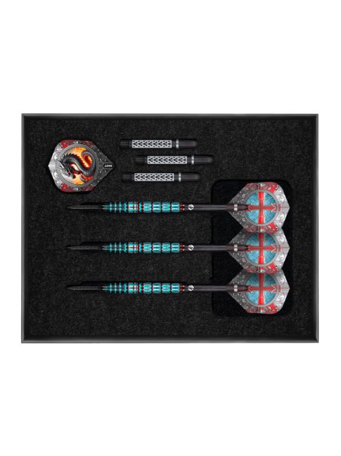 darts szett Shot steel Future Knights St George 23gr,  95% 
