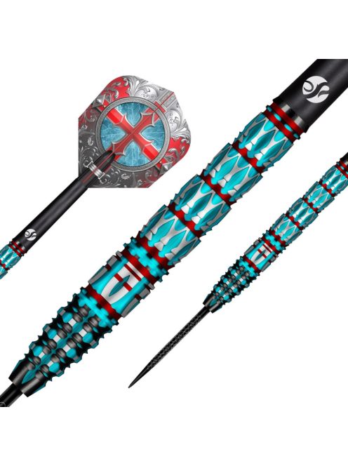 darts szett Shot steel Future Knights St George 23gr,  95% 
