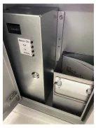 Érmés beléptető LED kijelzővel