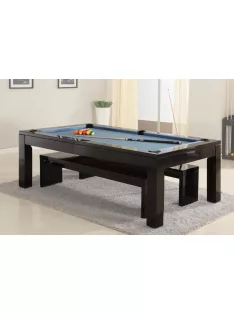 Billiard Table Phoenix Solid Wood 7' Slate Bed Dining
