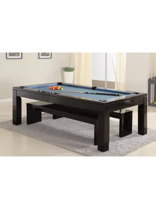 Billiard Table Phoenix Solid Wood 7' Slate Bed Dining