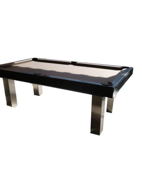 Billiard Table Toulet Leather Patent Slate Bed 7'