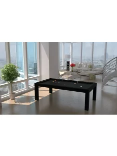   BILLBOARD TABLE TOULET PEARL 7' BLACK WITH LIGHTENING TOP